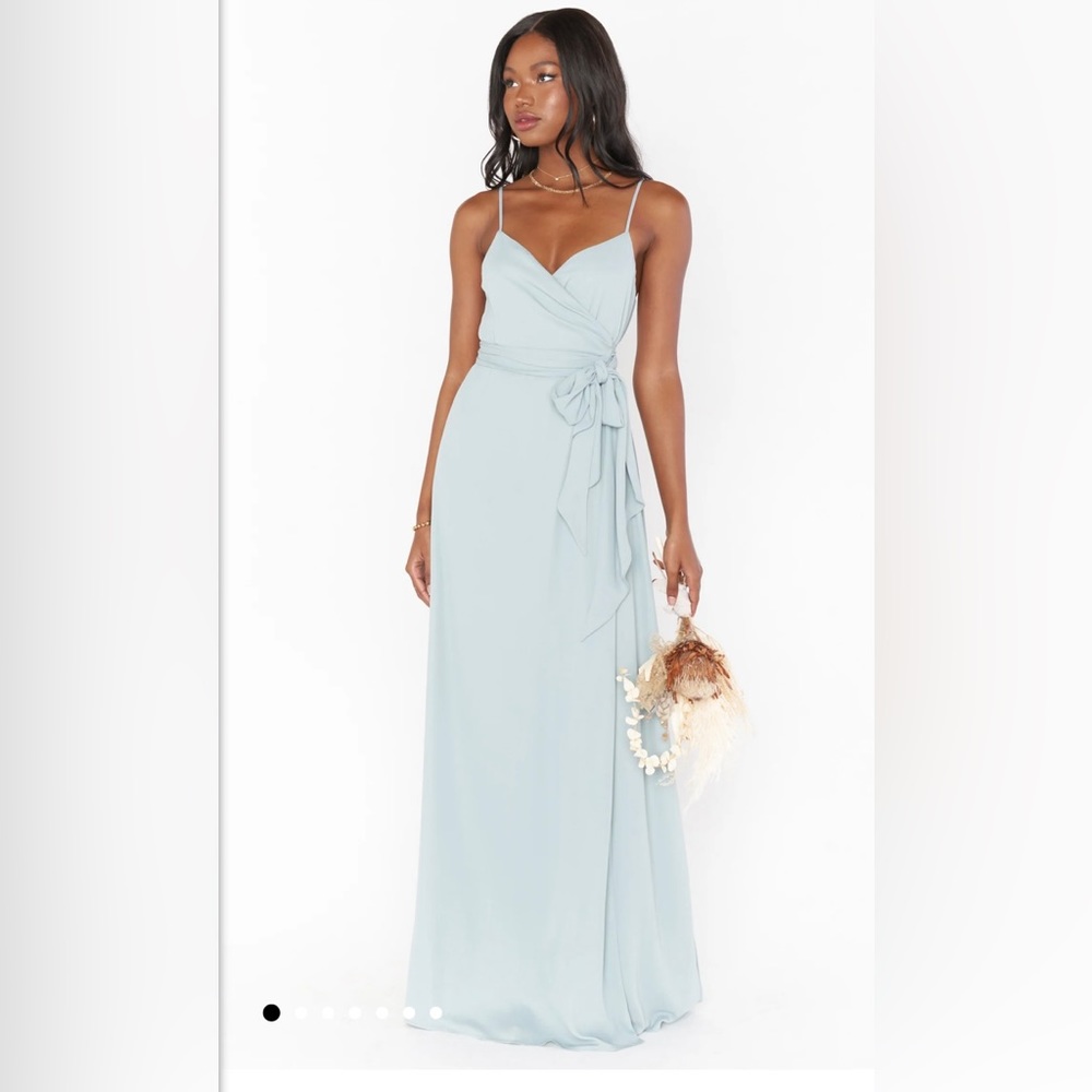 Show me your mumu Liz Maxi Dress ~ Silver Sage Crisp